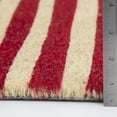 thumbnail image 4 of Mainstays Red Summer Stripes Coir Outdoor Doormat, 18"x30", 4 of 8