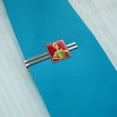 thumbnail image 2 of Scooby-Doo Shaggy Character Square Tie Bar Clip Clasp Tack- Silver or Gold, 2 of 6