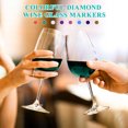 thumbnail image 3 of BESTYASH 8Ud Colgantes Coloridos Para De Vino Fácil De Usar En Bodas Y Celebraciones, 3 of 8
