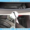 thumbnail image 4 of Emergency Car Escape Tool - Window Breaker & Seatbelt Cutter Combo, Life-Saving Safety Hammer for Vehicle Rescue, Black, 4 of 7