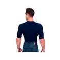 thumbnail image 2 of Camiseta seamless cuello redondo con manga azul I Love Shape 4003, 2 of 2