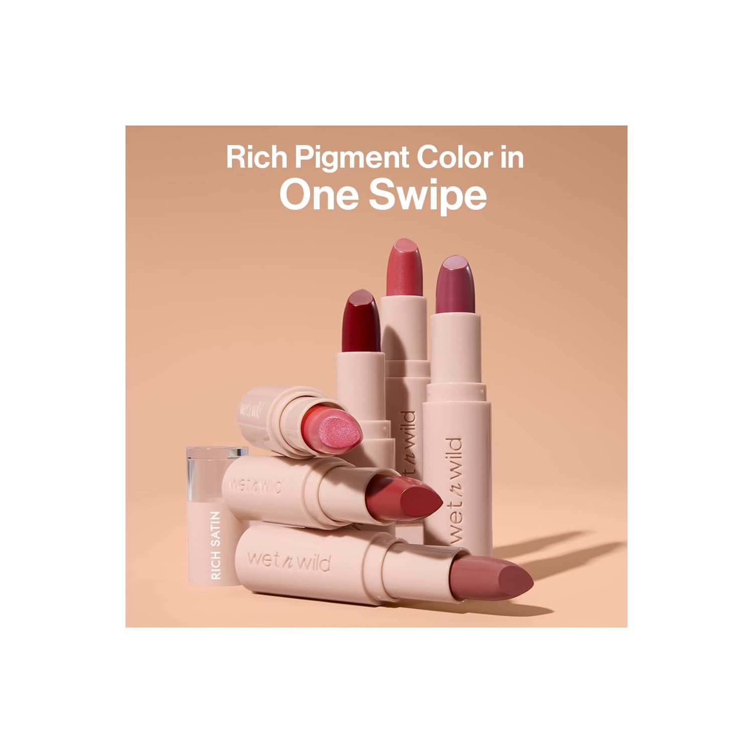 Wet n Wild Mega Last Rich Satin Lip Color Lipstick - Berried Life