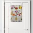 thumbnail image 2 of Bee Hanging Pocket Organizer, Continuous Pattern of Honey Jars Insect and Spring Flowers Buzzing Flies, Printed Polyester Storage Bag with Pockets, 14" x 20", Eggshell and Multicolor, 2 of 2