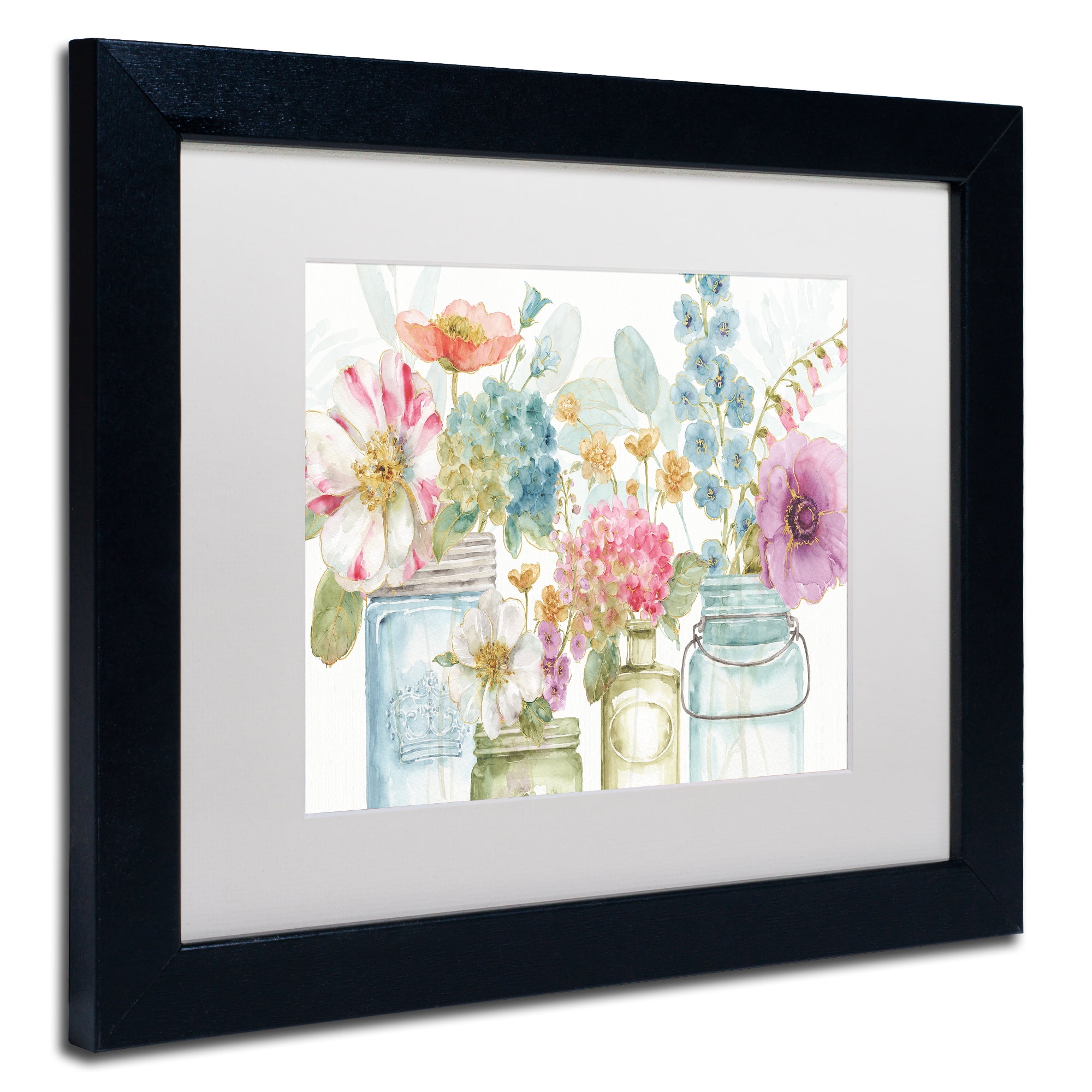 Trademark Art Floral Framed Art Print, by Lisa Audit