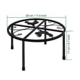 thumbnail image 4 of Methold Marco de metal negro resistente y duradero para un fácil desmontaje y montaje y estantes de soporte circulares. Suministros de alimentación y agua para mascotas, 4 of 6