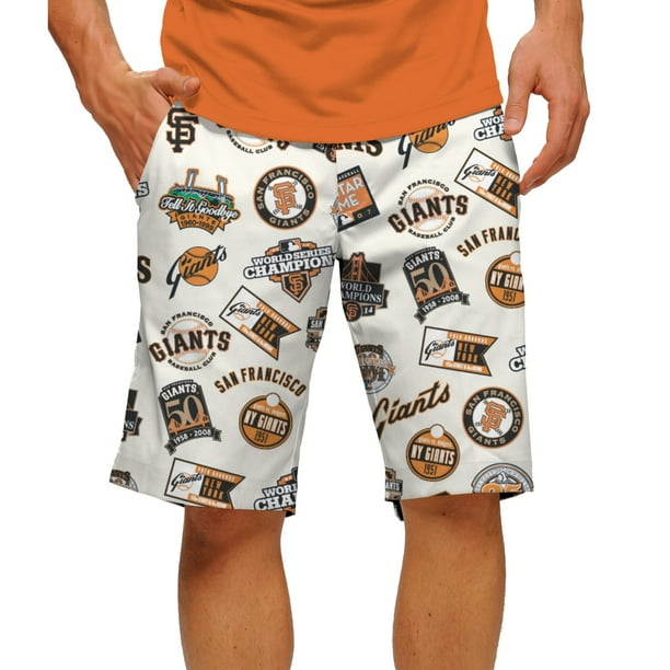 Loudmouth Men's San Francisco Giants Golf Shorts