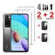 thumbnail image 1 of 4in1 Tempered Glass for Xiaomi Redmi 10 2022 screen protector camera lens protective film, 1 of 1