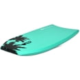 thumbnail image 3 of Demifill Boards for Beach, 41 Inch Lightweight Super Surfing Bodyboard, Crescent Tail, Dual Channel & Wrist Leash, Lightweight Bodyboard for Kids, Youth, Adults, Green, 3 of 9