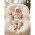 thumbnail image 5 of RUINIXCW Newborn Baby Boy Hospital Coming Home Outfit Waffled Romper Infant Baby Boys Fall Winter Duck Hunting Clothes Mallard Embroidery Long Sleeve Jumpsuit Hat Set, 5 of 9