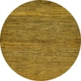 thumbnail image 1 of Ahgly Company Indoor Round Abstract Orange Gold Abstract Area Rugs, 4' Round, 1 of 6