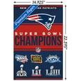 thumbnail image 2 of NFL New England Patriots - Champions 23 Wall Poster, 14.72" x 22.37", 2 of 4