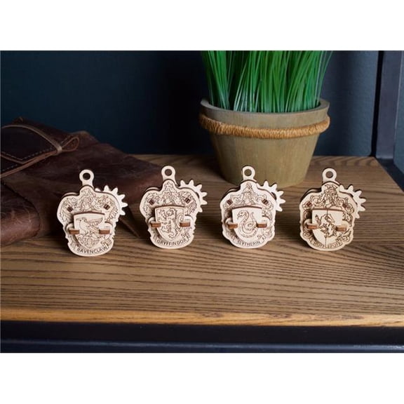 UGears U-Fidgets Hogwarts™ Four Houses Wooden 3D Puzzle Set for adults and kids