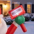 thumbnail image 3 of 6 FT Christmas Inflatable Santa Claus Outdoor Decorations with LEDs,Christmas Tree Blow Up Santa for Yard Decorations Inflatables for Holiday Decor, 3 of 11