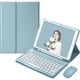 thumbnail image 1 of IPad 9 2021 10.2 pulgadas IPad 8 IPad 7 Air 3 Pro 10.5 Funda con teclado con mouse Teclado de color Tapas de teclas redondas retro Lindos colores caramelo Teclado desmontable IPad 9.a 8.a 7.a, 1 of 5