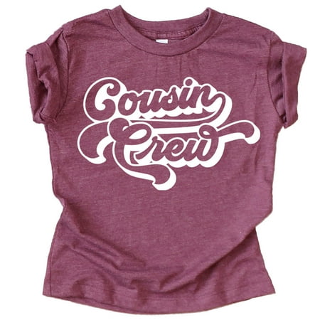 

Vintage Retro Cousin Crew Shirts and Bodysuits for Cousin Matching T Shirts Vintage Burgundy Shirt 18 Months