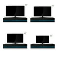 thumbnail image 5 of 70" LED Floating TV Cabinet, Wall Mounted Modern TV Stand for 80 Inch TV, Living Room Bedroom Media Furniture Under TV Console, Black, 5 of 9
