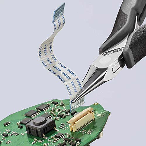 Knipex 35 22 115 ESD Electronics Pliers with half-round jaws dissipative