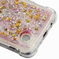 thumbnail image 7 of Kaleidio Case For LG Rebel 3 LTE L157BL (TracFone / Straight Talk) [TUFF Lite] Hybrid TPU Gel [Quicksand Glitter] Skin Cover w/ Overbrawn Prying Tool [Liquid Pink Stars], 7 of 7