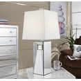 thumbnail image 2 of Elegant Decor ML9305 Stunning Contemporary Style Clear Table Lamp, Silver, 2 of 4