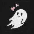 thumbnail image 2 of Dalix Heartly Ghost Embroidered Soft Cotton Short Sleeve T Shirt Womens in Black 2XL XX-Large, 2 of 5