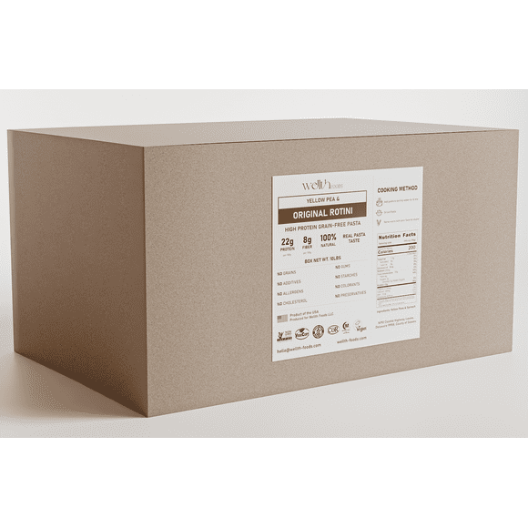 Wellth High Protein Original Rotini BULK BOX 10 LB