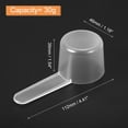 thumbnail image 2 of Uxcell 5Pack Plastic Measuring Spoons Powder Scoops Spoon Table Spoon,30g/60ml Clear, 2 of 7