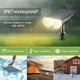 thumbnail image 4 of Foco solar para exteriores, luz LED solar impermeable IP67, 650 LM, regulable, para jardín, patio, entrada y camino (paquete de 2), 4 of 5