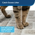 thumbnail image 2 of PetSafe Anti-Tracking Litter Mat, Works with All Cat Litter Boxes, Non-Slip, Durable, Gray, Large, 2 of 7