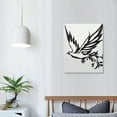 thumbnail image 3 of COMIO  Dove of Peace Olive Branch Wall Art Olive Branches Peace Black Outline White Dove Wall Decor, 3 of 4