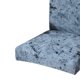 thumbnail image 3 of Funda elástica corta para silla de comedor, protector de asiento, funda para banquete o fiesta Tinta de salpicadura gris, 3 of 9