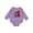 Lavender, variant on Our Little Ladybug is 1 Baby Fleece Bodysuit