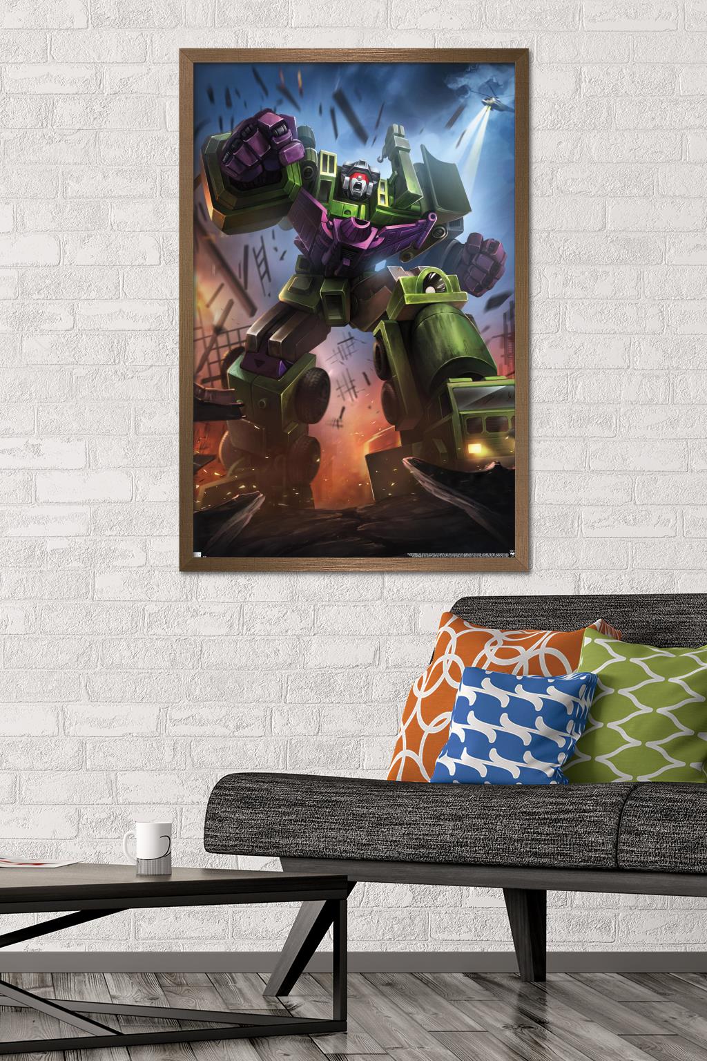 Hasbro Transformers - Devastator Wall Poster, 22.375" x 34" Framed