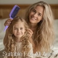 thumbnail image 3 of Curly Hair Brush,Curl Defining Brush for Effortlessly Defined Curls & Waves,Vented Hair Brush for Wet & Dry Hair,Women and Men,Reduces Frizz (Purple), 3 of 6