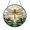 Acrylic 3.5 Inch, variant on Stained Glass Dragonfly Lotus Window Hanging, Elegant Floral Nature Suncatcher for Bright Peaceful Living Spaces