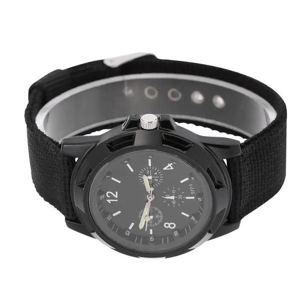 ROLOJ Militar de Cinturón de Cinturón de Tela, RelOJes Militares para Hombres RelOJes Militares de Muñeca de Alta Durabilidad anti -óxido de ÓXido.