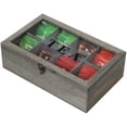 thumbnail image 3 of MyGift Wood Compartment Tea Box Organizer, 8 Compartments, 3 of 7
