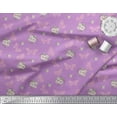 thumbnail image 3 of Soimoi Cotton Poplin Fabric Leaves,Floral & Butterfly Print Sewing Fabric Yard 56 Inch Wide, 3 of 3