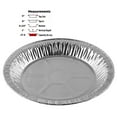 thumbnail image 3 of Pactogo 9" Aluminum Foil Pie Pan 1" Medium Deep with Clear Dome Lids - Made in USA (Pack of 200 Sets), 3 of 6