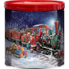 Great Value Holiday Popcorn Tin, Santa Train Express Design, 3 Flavors, 21 Ounces