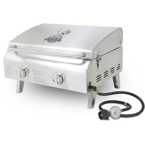 Pit Boss 2-Burner Portable Gas Grill, Stainless Steel - image 5 of 5