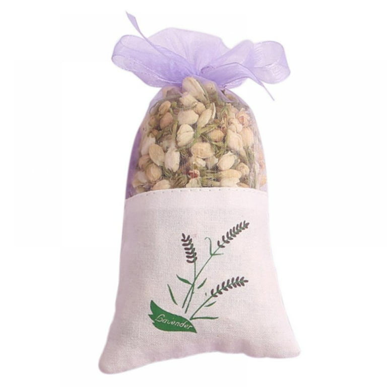 Lavender Sachet - Moth Repellent Sachets (8 Pack) Home Fragrance for Drawers and Closets. Natural Clothes Moths Repellant Dried Lavendar Flowers with