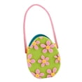 thumbnail image 3 of Bolsa de regalo de flores de Pascua para niños y niñas, ideal para pedir dulces en Halloween. Verde, 3 of 9