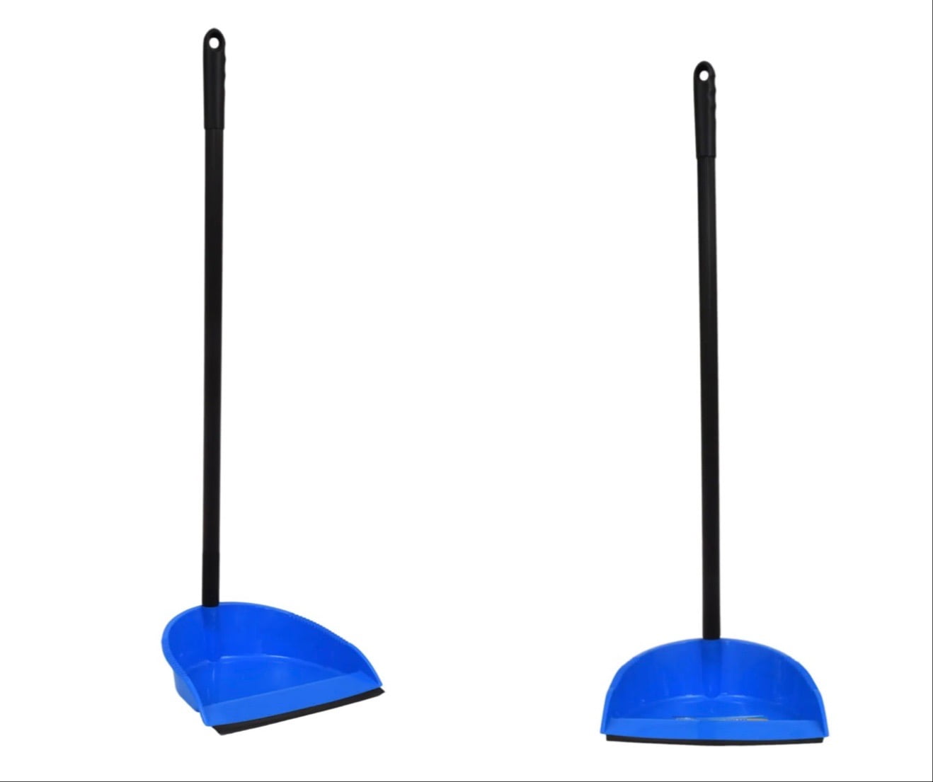 30"Long Handle Plastic Blue Cleaning Dust Pan