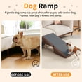 thumbnail image 4 of Pawverly Foldable 2-in-1 Dog Stairs with Built-In Pet Ramp, Wooden Dog Steps for Couch & Bed, Split Ottoman Puppy Steps for Small Dogs, Cats & Older Pets, 13.1” Height, 4 of 12