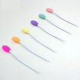 thumbnail image 1 of 6pcs Silicone Facial Cleansing Brush Double-sided Lip Or Nose Brushes, 1 of 4