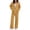 Yellow, variant on Chiccall Sweatsuits for Women 2 Piece Outfits Zip Up Hoodie Sweatshirt and Baggy Sweatpants Set Fall Long Sleeve Tracksuit