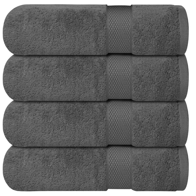 Juego de 4 toallas de baño Infinitee Xclusives Premium, 100% algodón