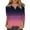 Hot Pink, variant on Seductiva Women's Classic-Fit 3/4 Sleeve 3/4 Sleeve Tops for Women Summer Notched V Neck Plain T Shirts Casual Cute Three Quarter Length Blouses Casual Solid Basic Tees Summer Tops