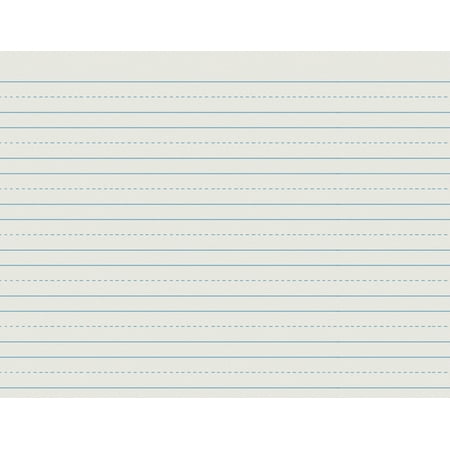 School Smart Skip-A-Line Ruled Writing Paper, 3/4 Inch Ruled Long Way, 11 x 8-1/2 Inches, 500 Sheets