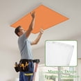 thumbnail image 4 of Orange Magnetic Fluorescent Light Covers for Ceiling Lights 2 x 4 Feet, Pure Orange Office Classroom Kitchen Drop Ceiling Light Covers Lighting Filters Shade Panel 4 Packs, 4 of 9